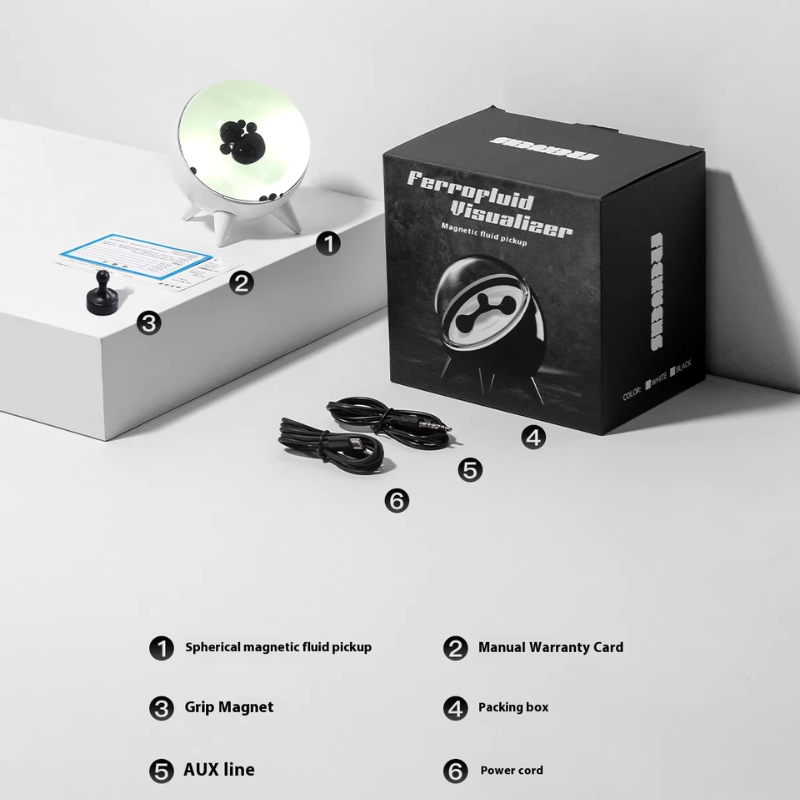 Visualizador de sonido de ferrofluidos v2