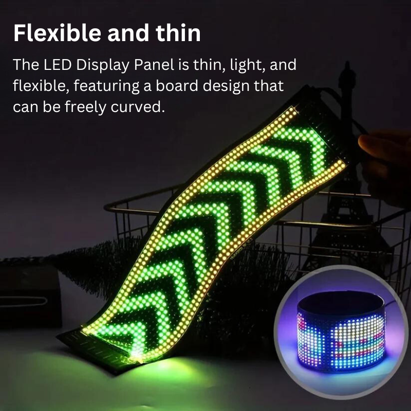 GlowRider™ - Panel de visualización LED para automóviles