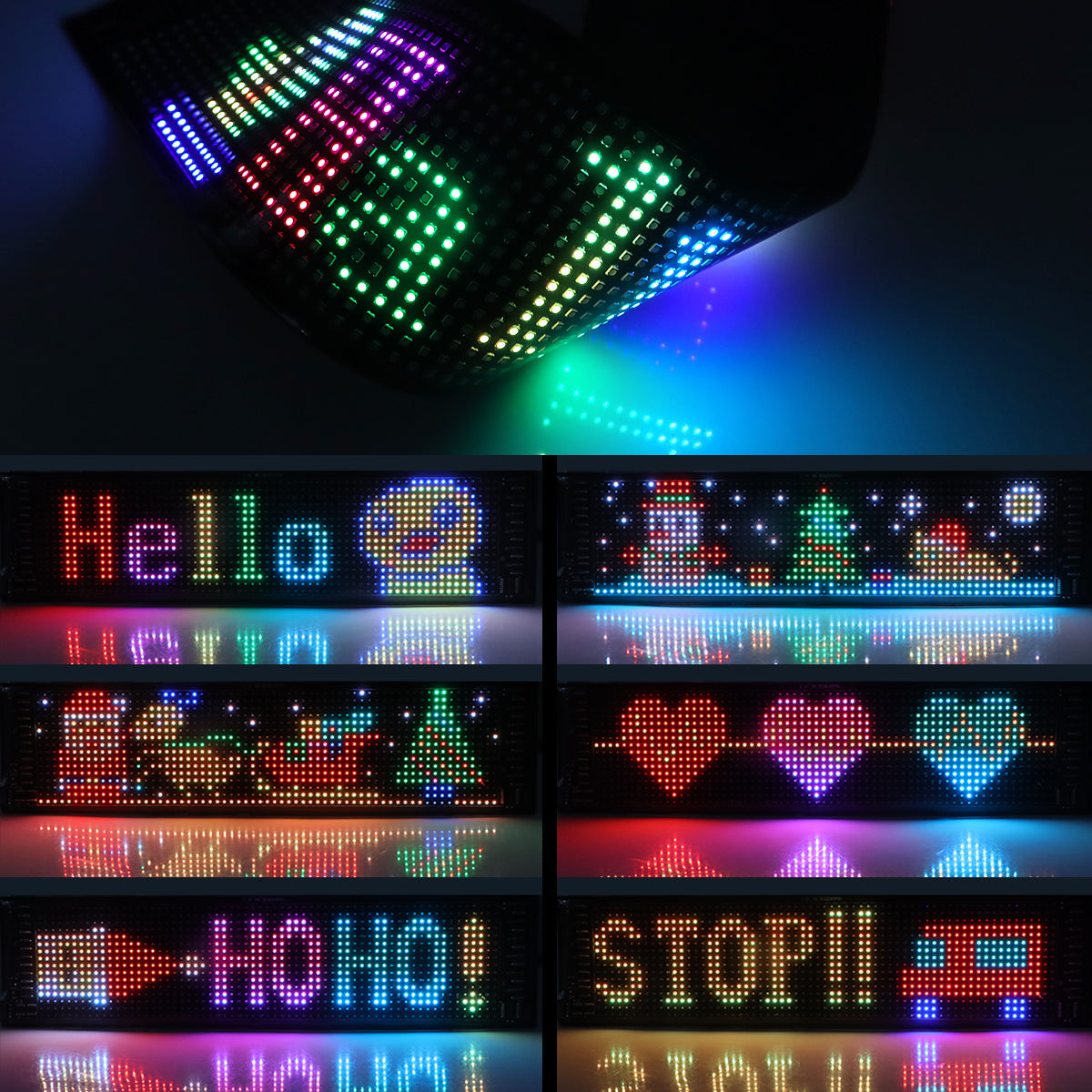 GlowRider™ - Panel de visualización LED para automóviles