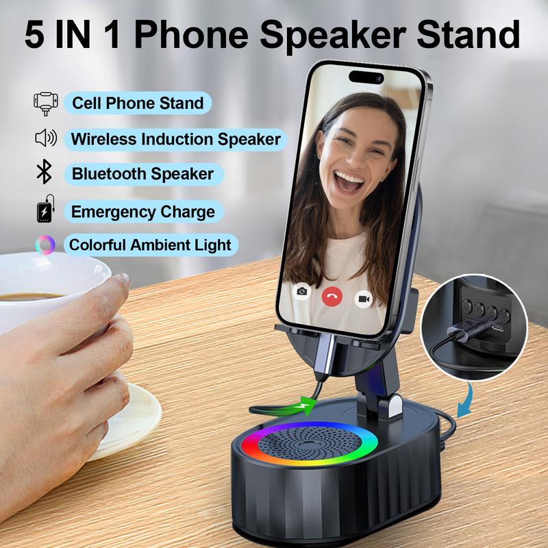 LumiSound™ Wireless Charging Speaker Stand