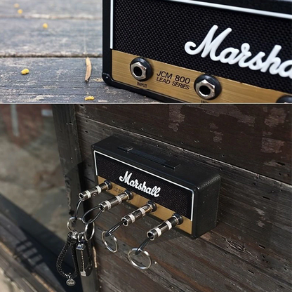 Wall mounting guitar amp key holder