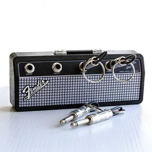 Wall mounting guitar amp key holder